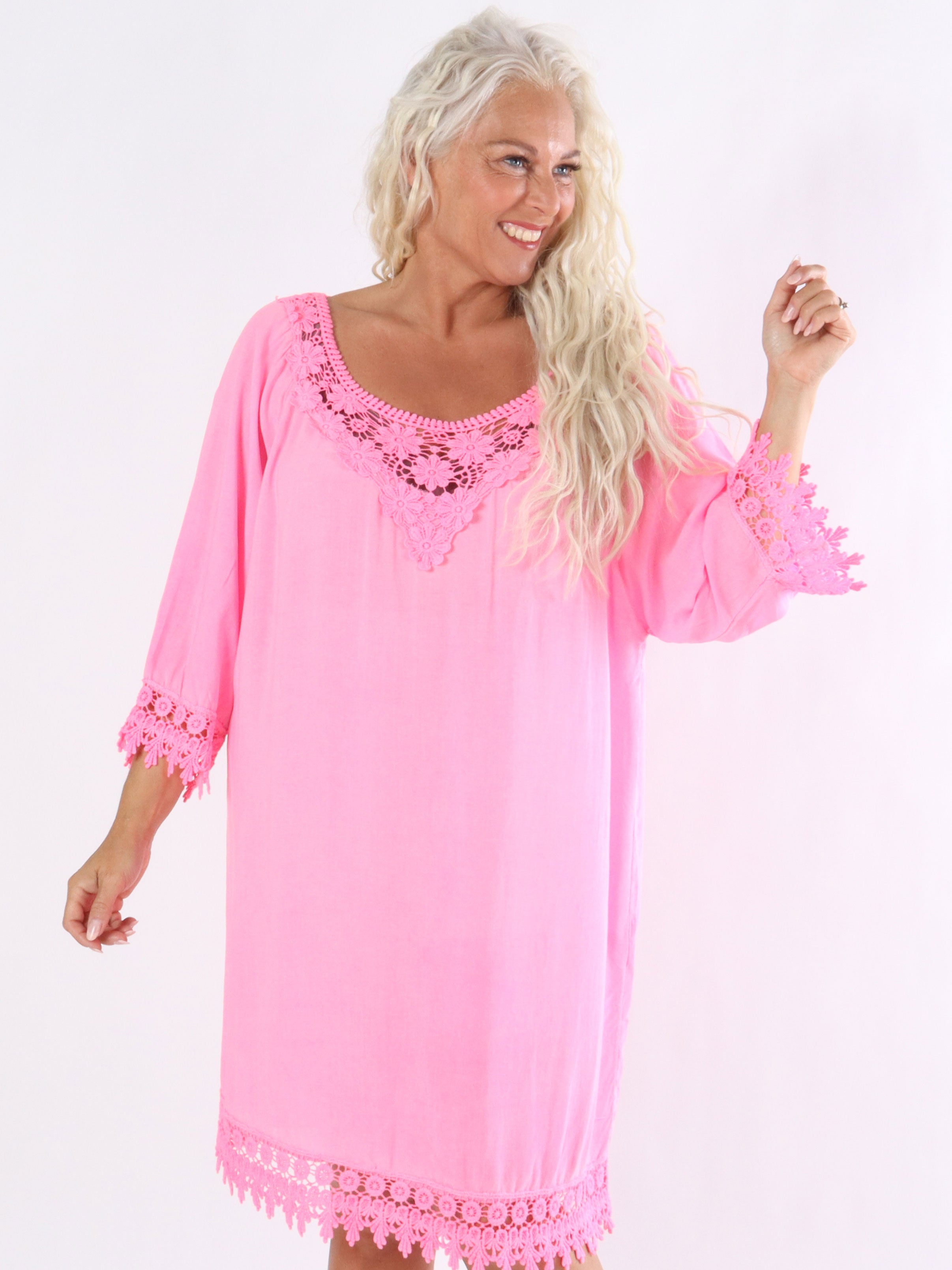 Freja - Tunika kjole med fine broderinger